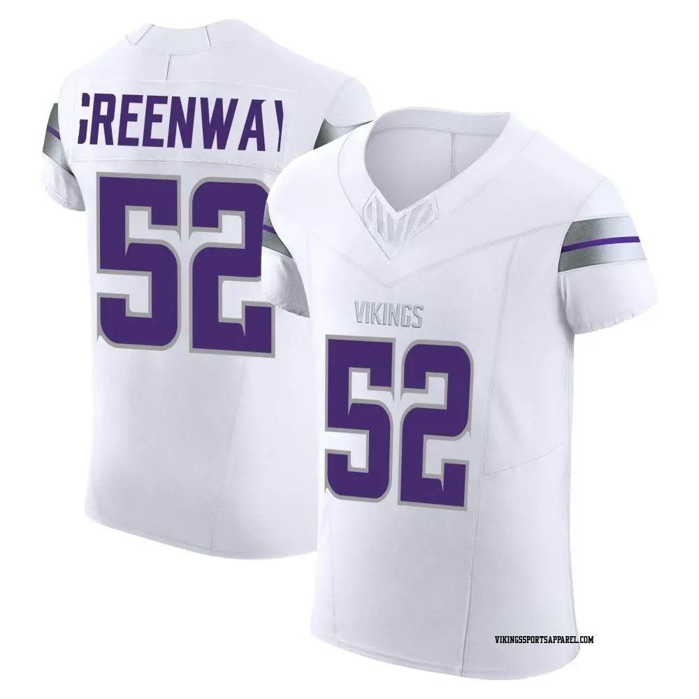 Elite White Men s Chad Greenway Minnesota Vikings Alternate Vapor F.U.S.E. Jersey Vikings Store