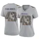 Game Gray Women's Andrew Van Ginkel Minnesota Vikings Atmosphere Fashion Jersey