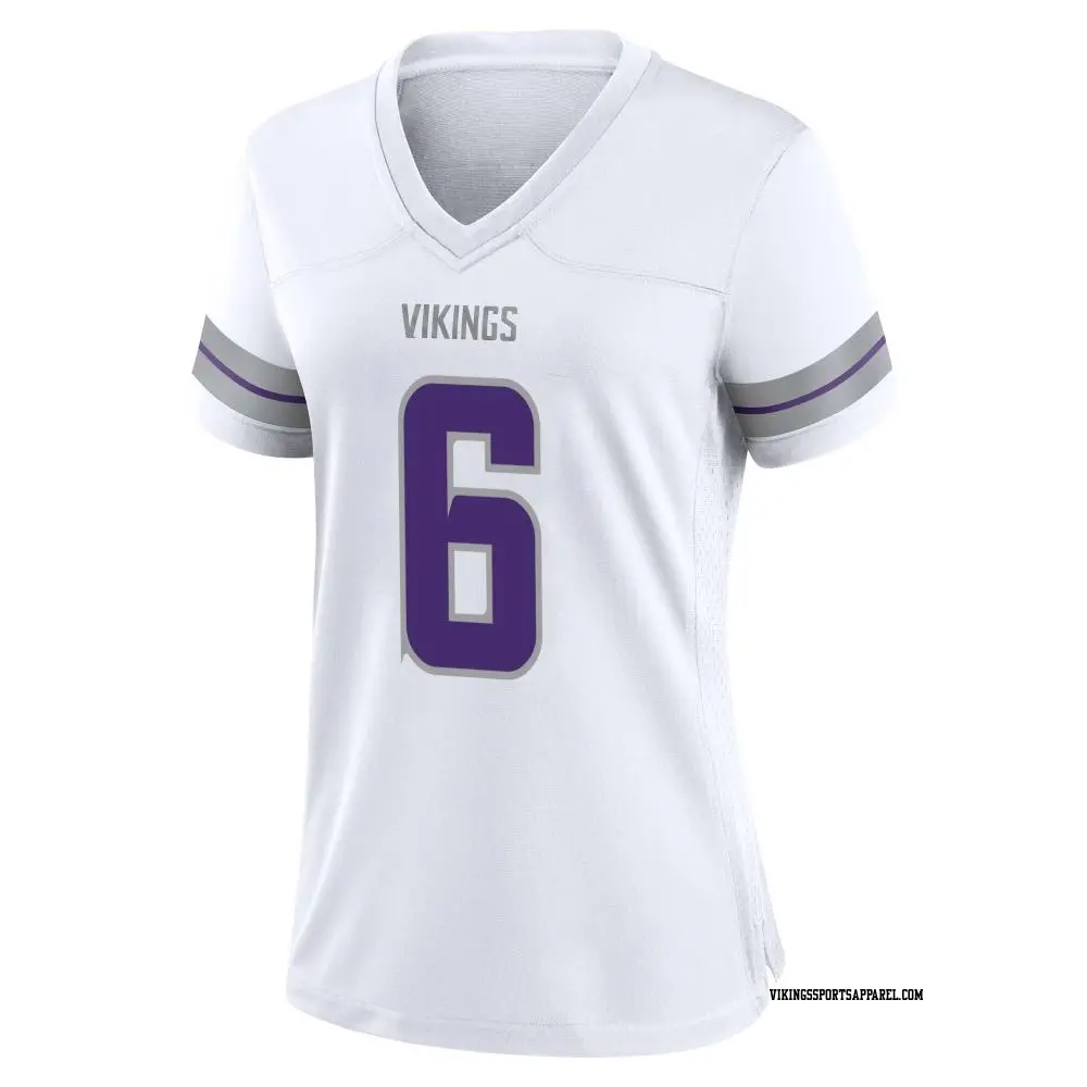 Game White Women s Brian Asamoah II Minnesota Vikings Alternate Jersey Vikings Store