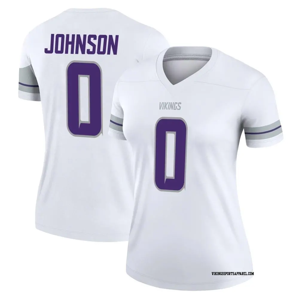 Legend White Women's Neal Johnson Minnesota Vikings Alternate Jersey