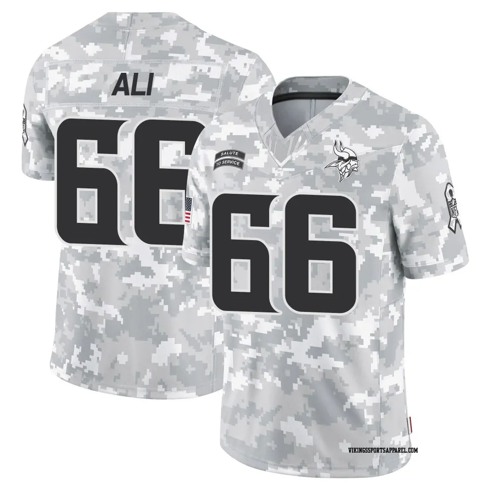 Limited Camo Men s Alan Ali Minnesota Vikings 2019 Salute to Service Jersey Vikings Store