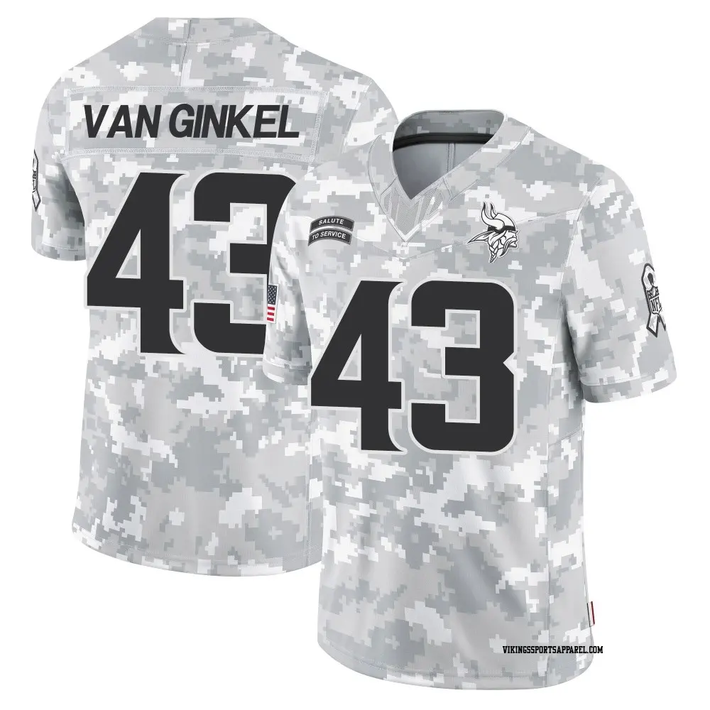 Andrew Van Ginkel Jersey for Men Women and Kids Vikings Store