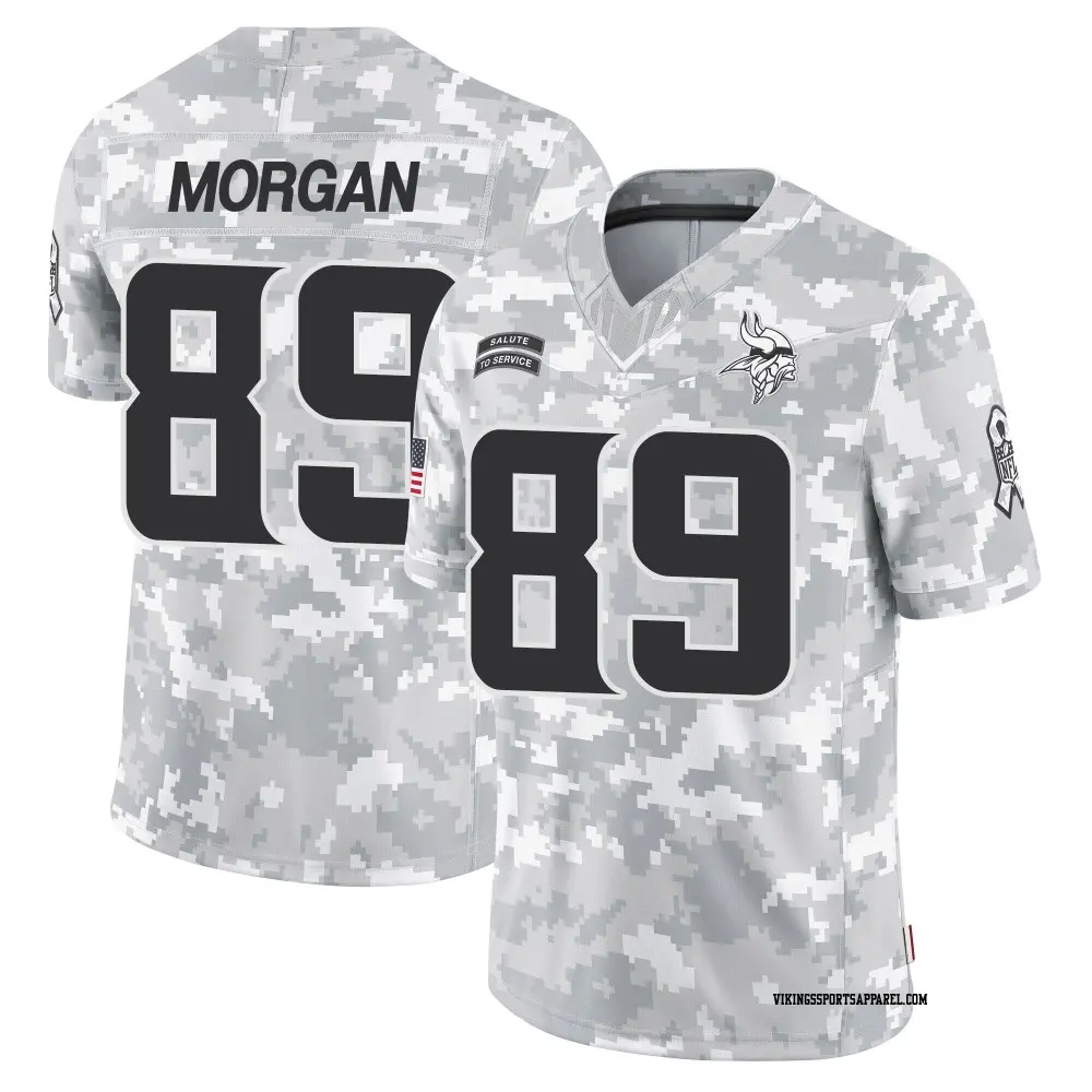 Limited Arctic Camo Men s David Morgan Minnesota Vikings 2024 Salute to Service Jersey Vikings Store