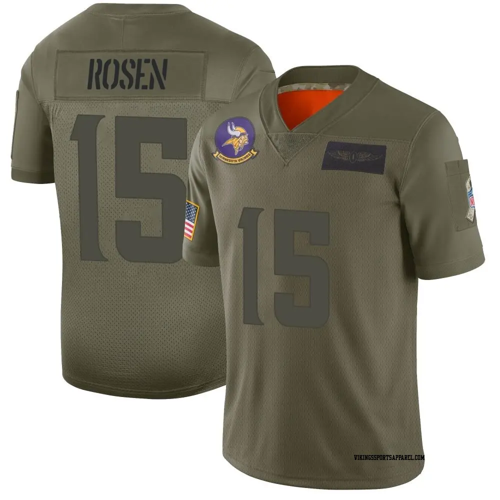 Limited Camo Men s Josh Rosen Minnesota Vikings 2019 Salute to Service Jersey Vikings Store