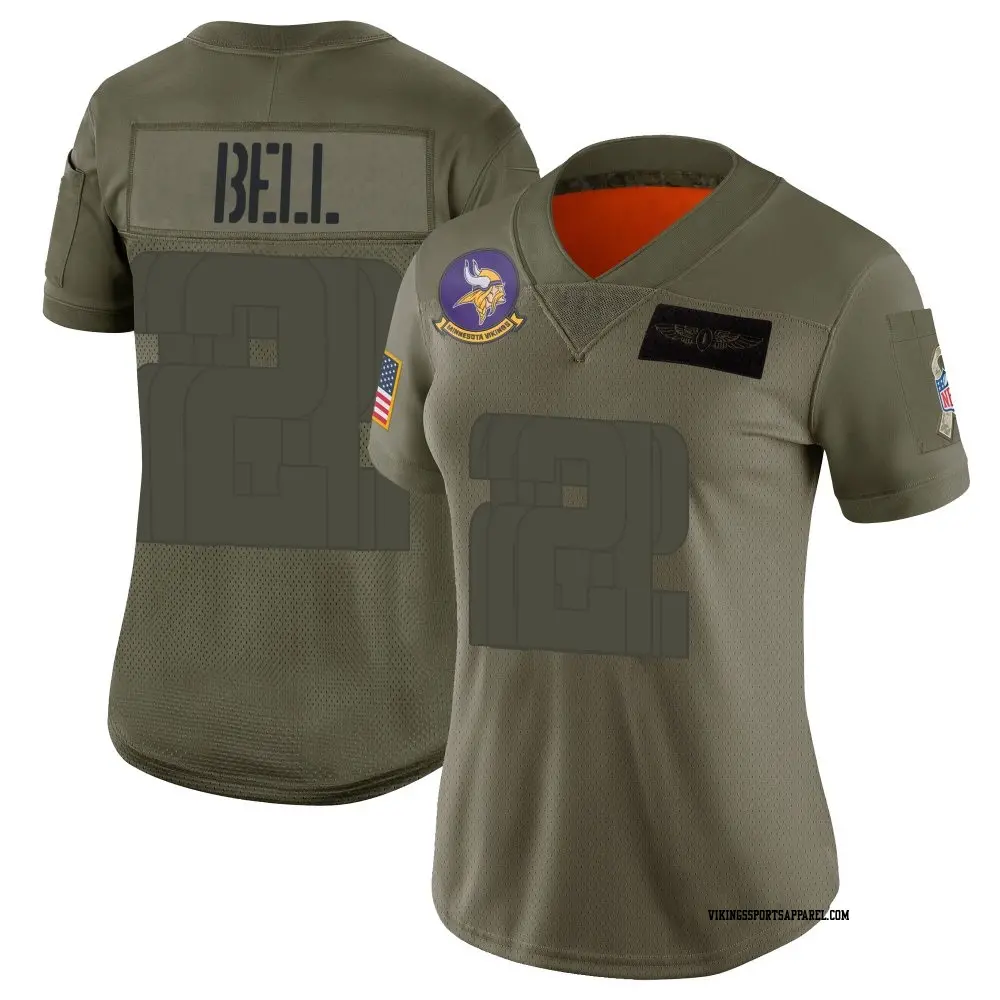 Limited Camo Women s Travis Bell Minnesota Vikings 2019 Salute to Service Jersey Vikings Store