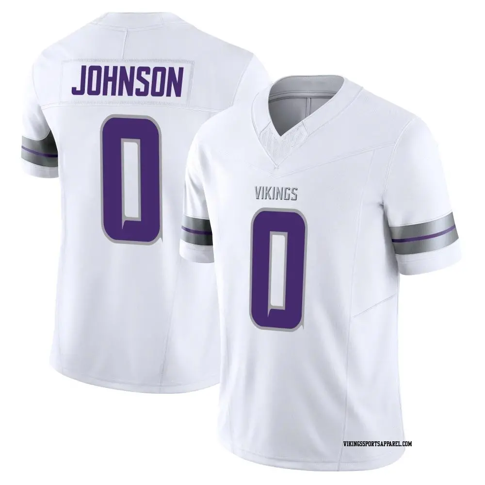 Limited White Men's Neal Johnson Minnesota Vikings Alternate Vapor F.U.S.E. Jersey