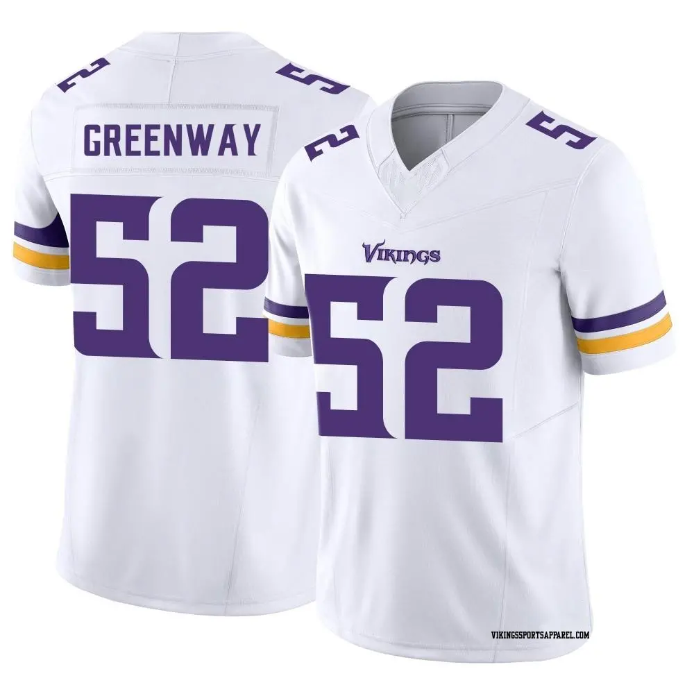 Limited White Youth Chad Greenway Minnesota Vikings Vapor F.U.S.E. Jersey Vikings Store